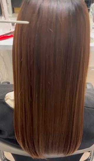 ロング カラー SALOWIN梅田 サロウィン所属・縮毛•酸性矯正特化/ 美髪•髪質改善/KJのヘアスタイル