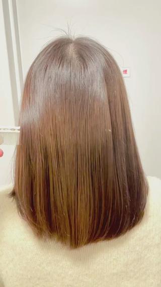 ミディアム カラー SALOWIN梅田　　サロウィン所属・縮毛•酸性矯正特化/ 美髪•髪質改善/KJのヘアスタイル