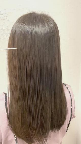 ロング カラー SALOWIN梅田　　サロウィン所属・縮毛•酸性矯正特化/ 美髪•髪質改善/KJのヘアスタイル