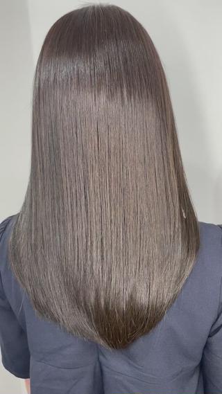 セミロング カラー ヘアアレンジ ⭐️柏木皇気ブリーチ ムラ修正/他店直しのヘアスタイル