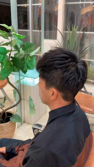 ショート メンズ 大宮｜メンズカット ダブルカラー｜パーマのヘアスタイル