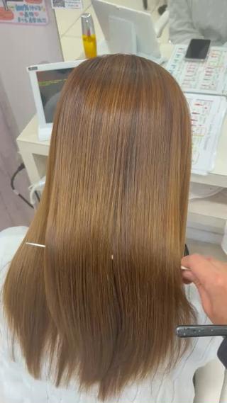 ロング 【髪質改善カラー】 瀧田嵐士🇰🇷のヘアスタイル