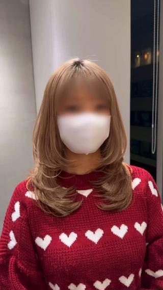 ミディアム Lond  ulu所属・ハセ/韓国ヘア / lond uluのヘアスタイル