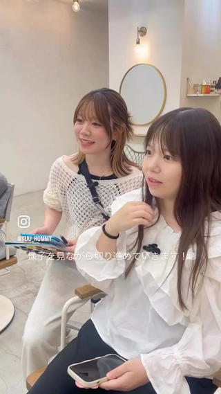 バッサリカットとブリーチありのダブルカラーでイメチェン
是非お任せください