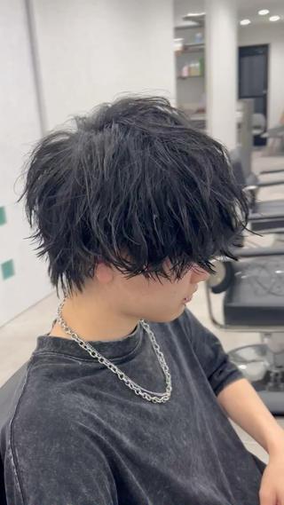 ショート 革命🔥朝楽☀パーマ 特化 SHOTAのヘアスタイル