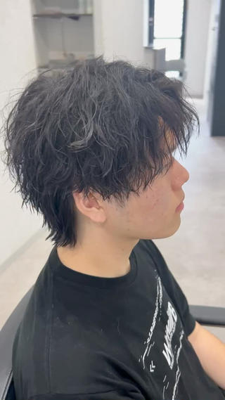 ショート 革命🔥朝楽☀パーマ 特化 SHOTAのヘアスタイル