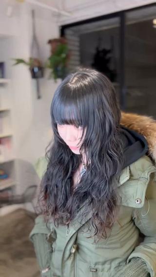 ロング パーマ Di-KA HAIR sendai所属・TASHIRO KOUのヘアスタイル