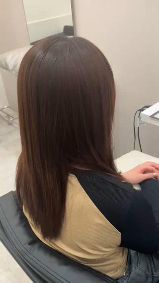 ミディアム 冨江 弘貴のヘアスタイル