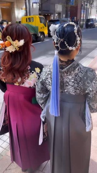 卒業式ヘアもやってます 