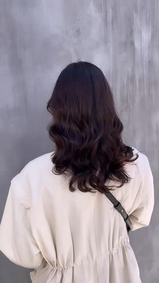 セミロング パーマ chobii表参道所属・吉田 光佑のヘアスタイル
