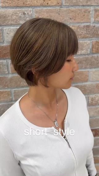 ショート カラー 似合わせショート 鈴木豊のヘアスタイル