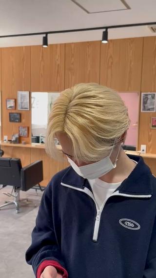 抜きっぱなしブロンドカラーです！
こちらは見やすいよう動画になります 
