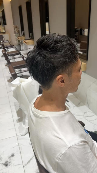 メンズ ルクール喜多町店 こむろのヘアスタイル