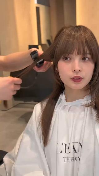 セミロング LEANE THE TOKYO所属・外苑前/毛流れ レイヤー🍃荒谷進介のヘアスタイル