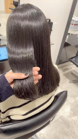 ロング カラー GO TODAY SHAIRE SALON 渋谷モディ所属・スキバサミを使わない カット🌼唯🌼のヘアスタイル