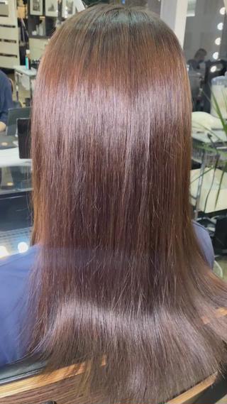 ロング カラー 山﨑 燦人のヘアスタイル