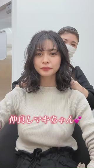 ミディアム カラー モテ髪💛美髪矯正 ✨艶髪特化🫧山根のヘアスタイル