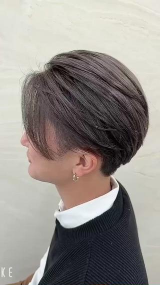 ショート メンズ アイブロウ モテ髪💛美髪矯正 ✨艶髪特化🫧山根のヘアスタイル