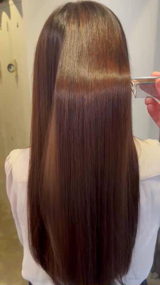 ロング 縮毛矯正／髪質改善 🌟mizukiのヘアスタイル