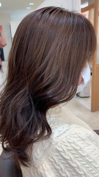 ロング カラー Lien 深井店のヘアスタイル