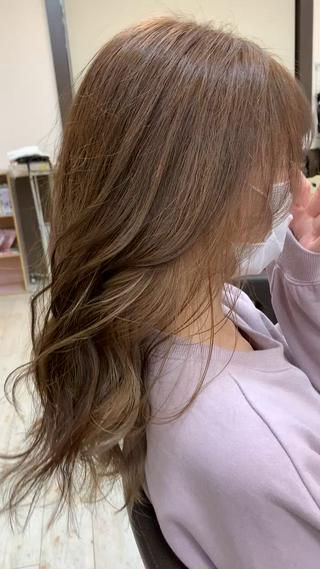 ロング カラー Lien 深井店のヘアスタイル