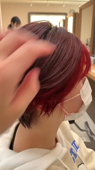 ショート カラー Lien 深井店のヘアスタイル