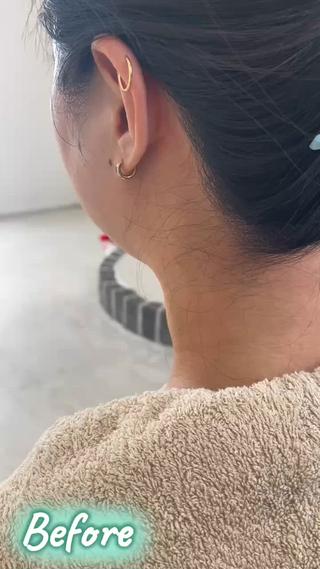 襟足シェービングのみでも
ご予約可能です♪
アップヘアにする方
毎日、髪の毛を結ぶ方
脱毛してても襟足の産毛が気になる方
脱毛行く前の襟足デザインに迷っている方
直近でイベント毎がある方
成人式、ブライダル、
記念写真などのご予定がある方
ぜひシェービングで
襟足美人になりませんか?