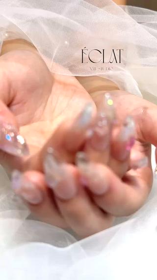 ネイル éclat nail studio（She nail studio内）所属・韓国ワンホン éclat🩵飯山のネイルデザイン