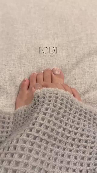 ネイル éclat nail studio（She nail studio内）所属・韓国ワンホン éclat🩵飯山のネイルデザイン