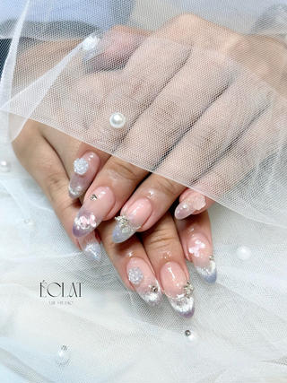 ネイル éclat nail studio（She nail studio内）所属・韓国ワンホン éclat🩵飯山のネイルデザイン
