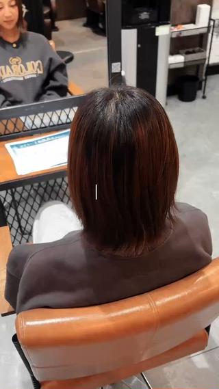 ミディアム カラー SHIAN ⭐️KAHO⭐️のヘアスタイル