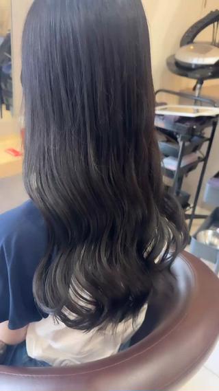 ロング カラー beaute錦糸町 🦖⋆͛yuka💚のヘアスタイル