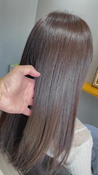 ロング 渡辺俊介 暗髪カラー /美髪矯正/髪質改善のヘアスタイル