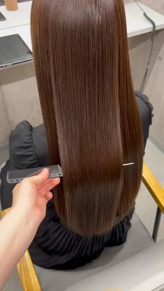 ロング 髪質改善ageless所属・ageless/ marina髪質改善のヘアスタイル