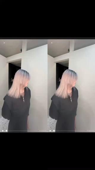 ミディアム Y Uのヘアスタイル