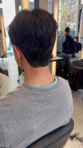 パーマ メンズ 縮毛矯正/カット/ 韓国ヘア/蛯原🍤のヘアスタイル
