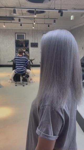 ミディアム カラー ALLEN hair 京橋店のヘアスタイル