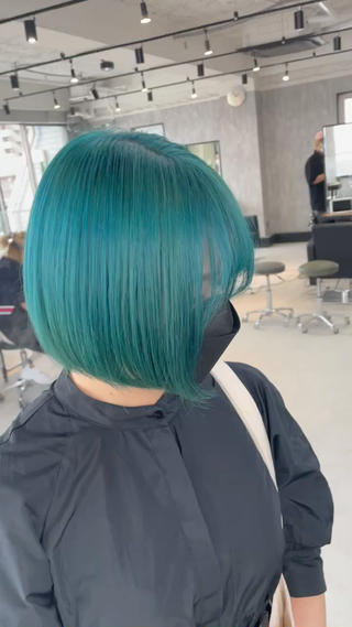 ミディアム カラー ALLEN hair 京橋店のヘアスタイル