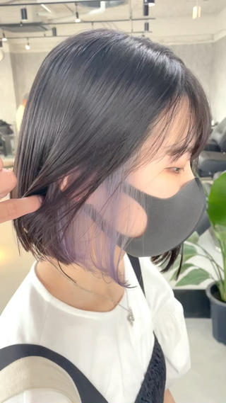 ミディアム カラー ALLEN hair 京橋店のヘアスタイル