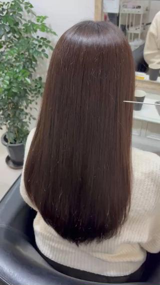 髪質改善トリートメンでツヤツヤに️ 