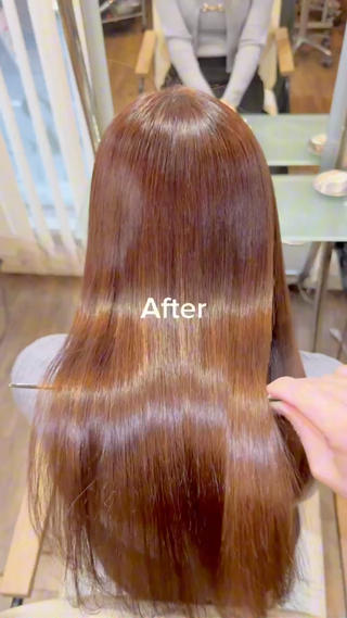 ロング MiU所属・髪質改善|ストレート |ブリーチ|ゆたかのヘアスタイル