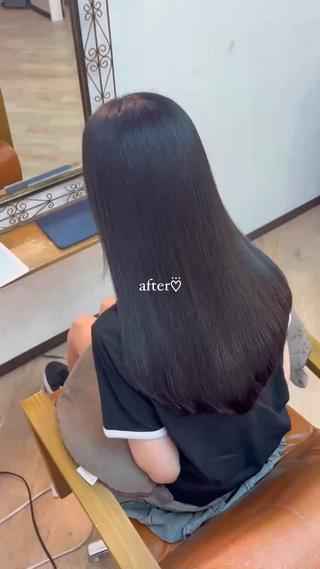 ロング MAHIRU🤍 艶髪･ストレート🫧のヘアスタイル
