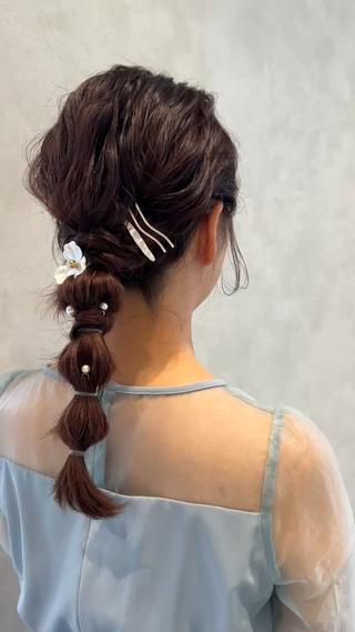 ロング ヘアアレンジ ᴋᴀɴᴀ 🎀のマツエク・マツパデザイン