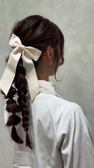 ロング カラー ヘアアレンジ ᴋᴀɴᴀ 🎀のマツエク・マツパデザイン