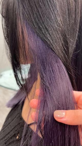 ロング カラー ᴋᴀɴᴀ 🎀のマツエク・マツパデザイン