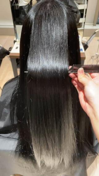 ロング カラー 艶カラー/アレンジ/ はまぐちうみのヘアスタイル