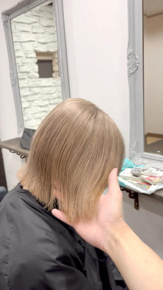 カラー バレイヤージュモデル 募集中宮本宗嵩のヘアスタイル