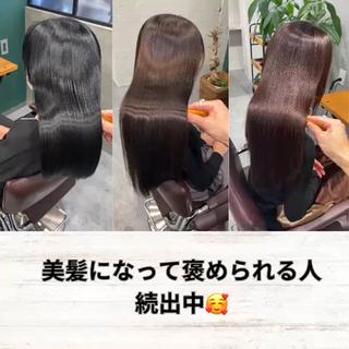 酸性ストレートで貴方も美髪に

貴方のお悩みは癖なのかダメージなのか

①膨らむ、うねる、パヤパヤとするなどのお悩みや

②ダメージ、乾燥、からまりなど、お悩みによって対処法も変わってきます！

①のお悩みが気になる方は酸性ストレートがオススメになります！

酸性ストレートをした上で髪質改善トリートメントをするとさらにサラサラになります！ 