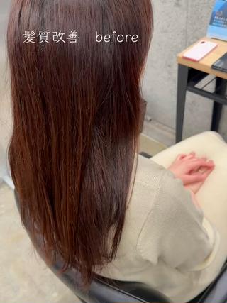 ロング WERULE pivot cross店所属・髪質改善/岡崎 亮のヘアスタイル