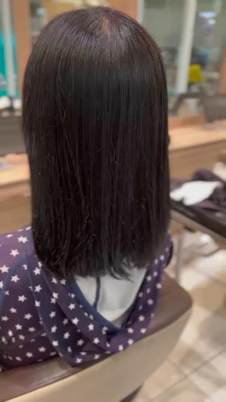 ミディアム カラー ☁🫧縮毛矯正 /春奈🪽🫧のヘアスタイル